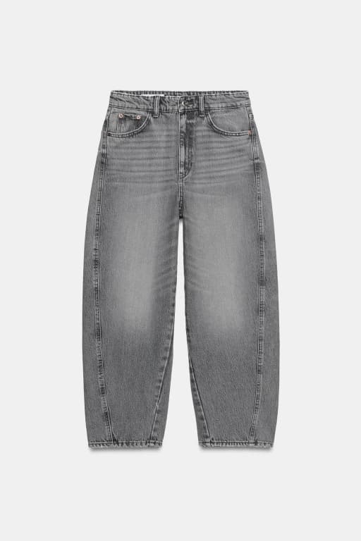 Mid rise cropped jeans