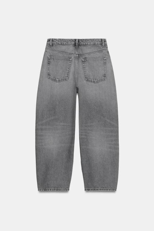 Mid rise cropped jeans