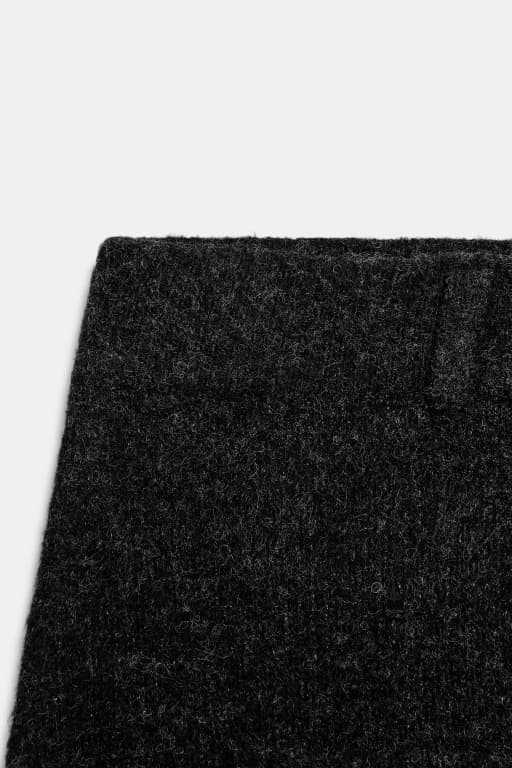 Knit pocket mini skirt