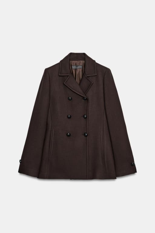 Short Double-Breasted Coat