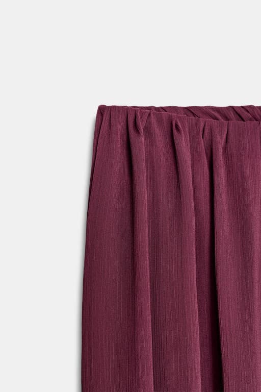 Puffball midi skirt