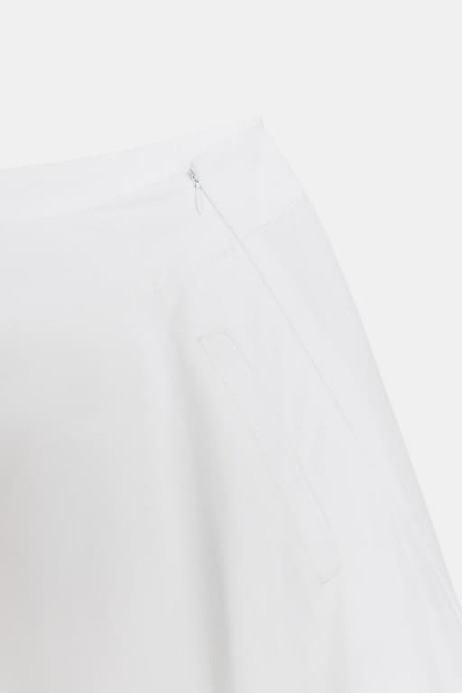Asymmetric midi skirt
