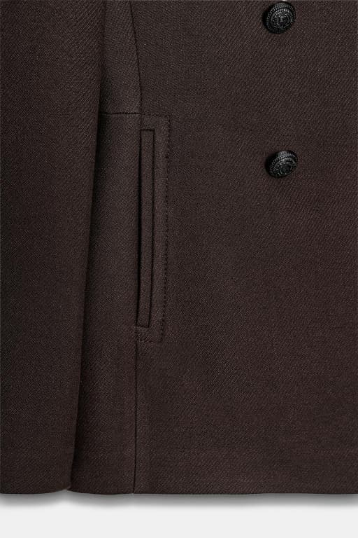 Short Double-Breasted Coat