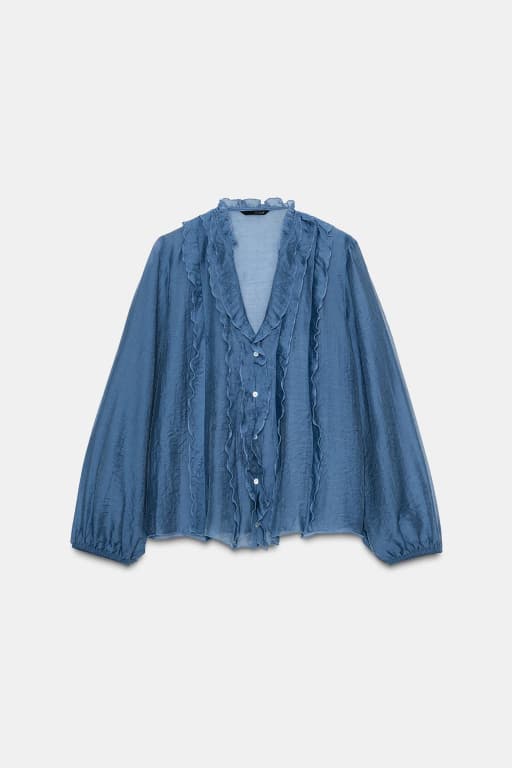 Ruffled blouse