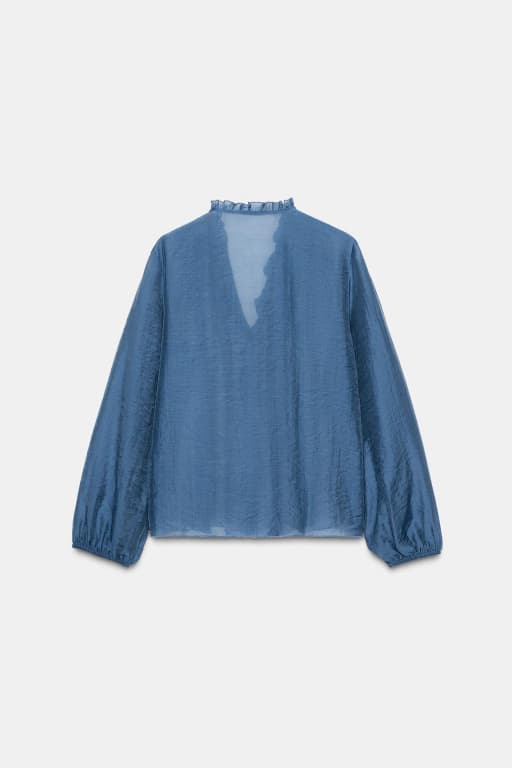 Ruffled blouse