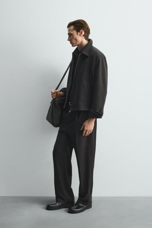 Wool blend jacket