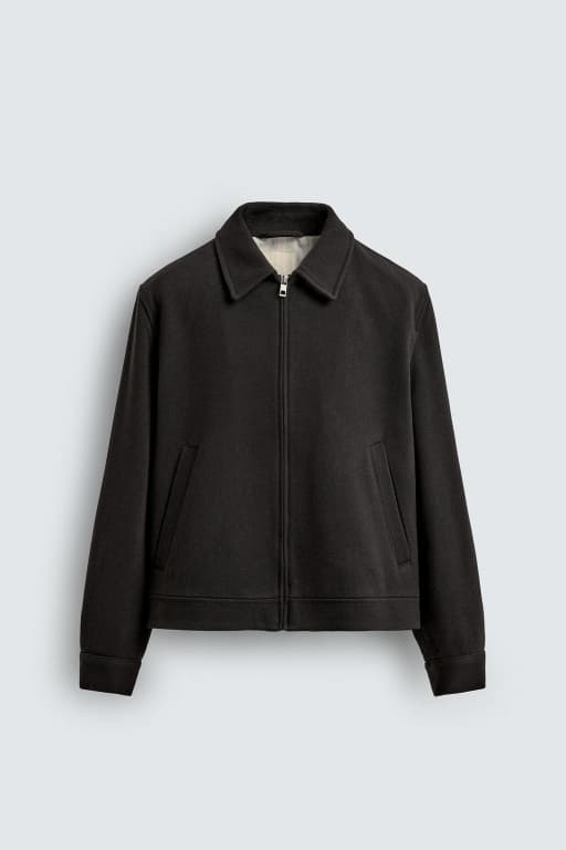 Wool blend jacket