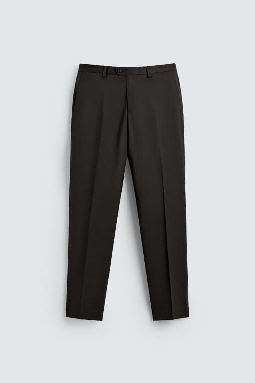 Wool suit pants