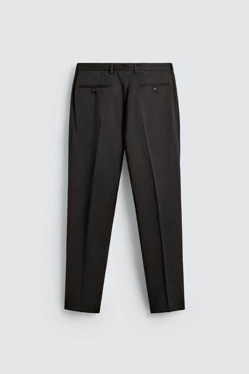 Wool suit pants