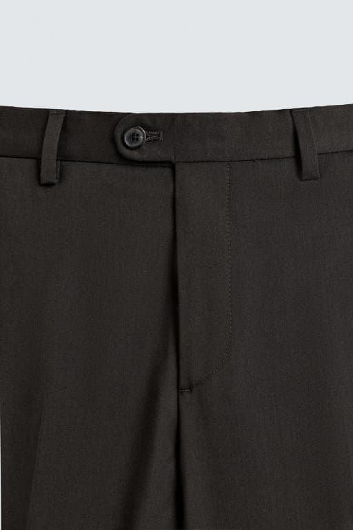 Wool suit pants