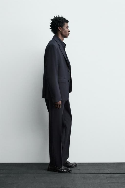 Wool suit blazer