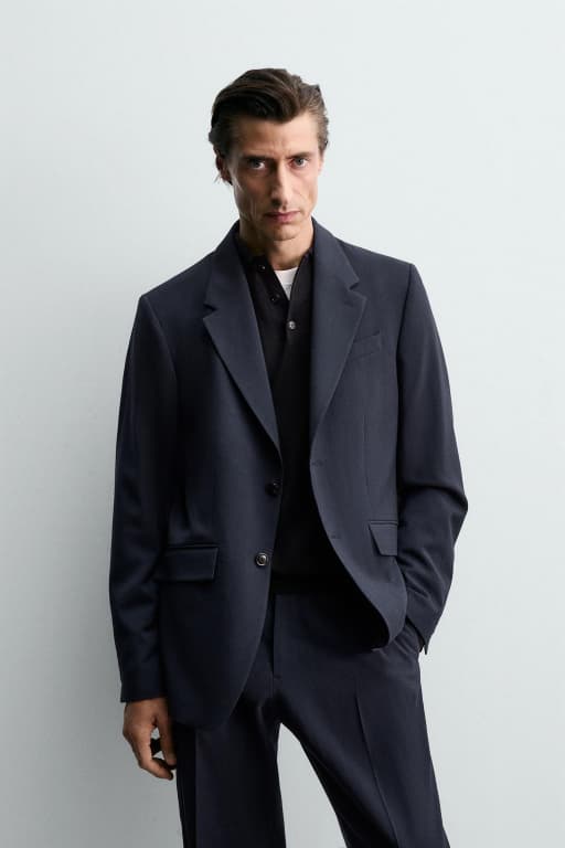 Wool suit jacket