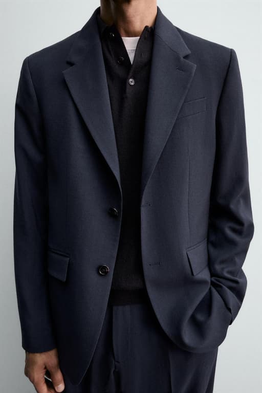 Wool suit jacket