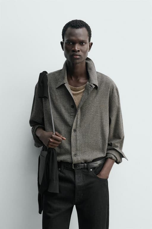Plaid overshirt