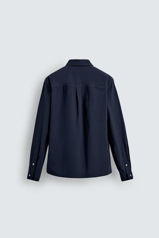Regular fit textured shirt