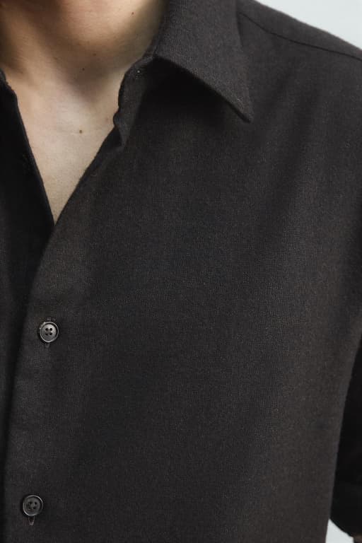 Flowy wool shirt