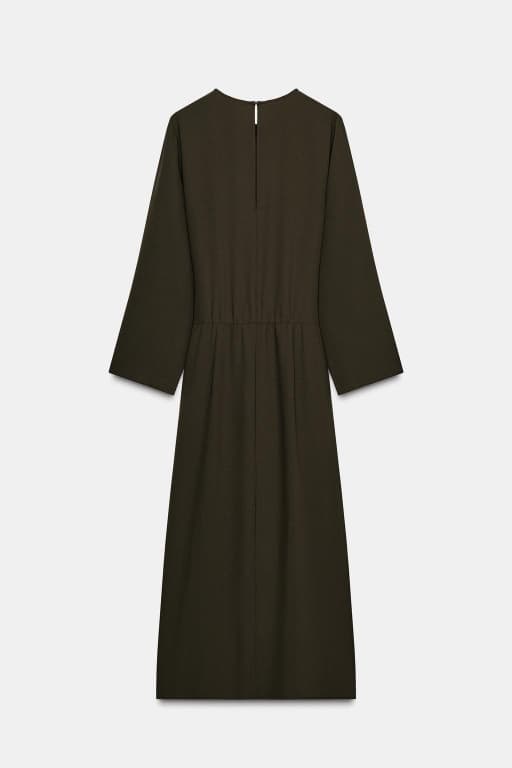Pleated midi dress