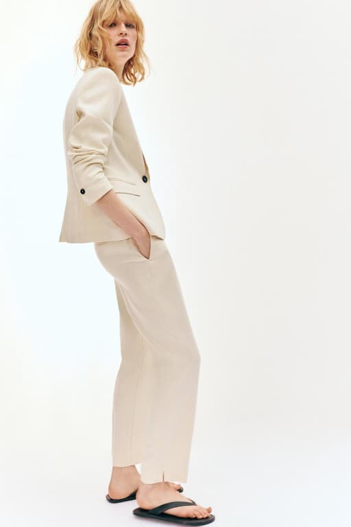 Basic linen blazer
