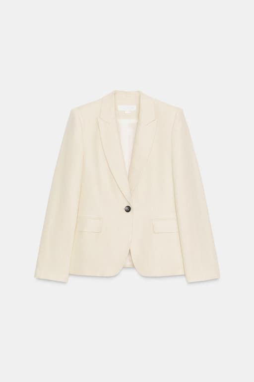 Basic linen blazer
