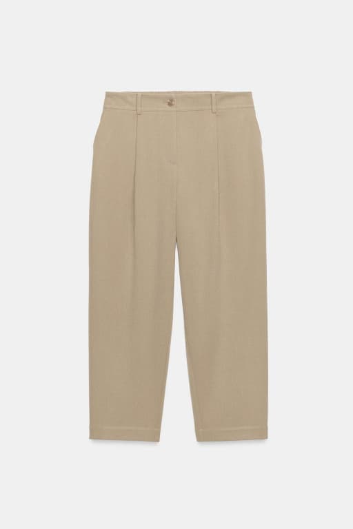Pleated pants