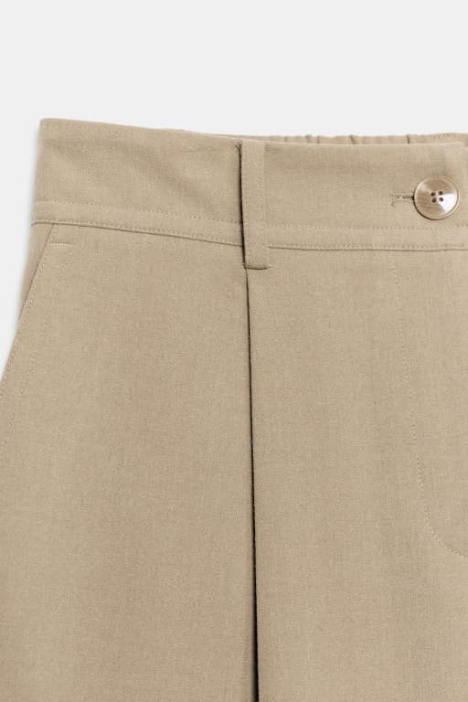 Pleated pants