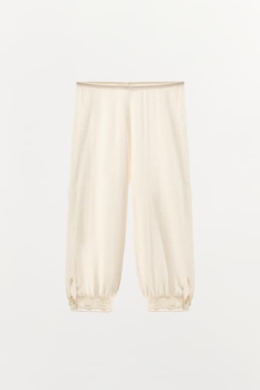 Fine knit lace pants