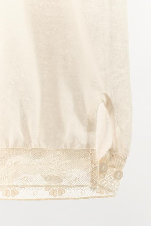 Fine knit lace pants