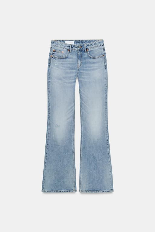 Bootcut low rise jeans