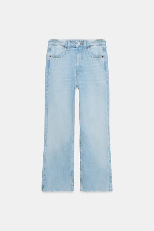 Mini flare high rise jeans