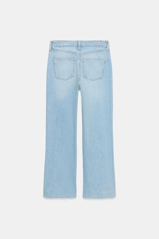 Mini flare high rise jeans