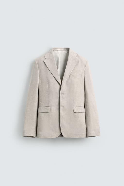 Linen suit blazer