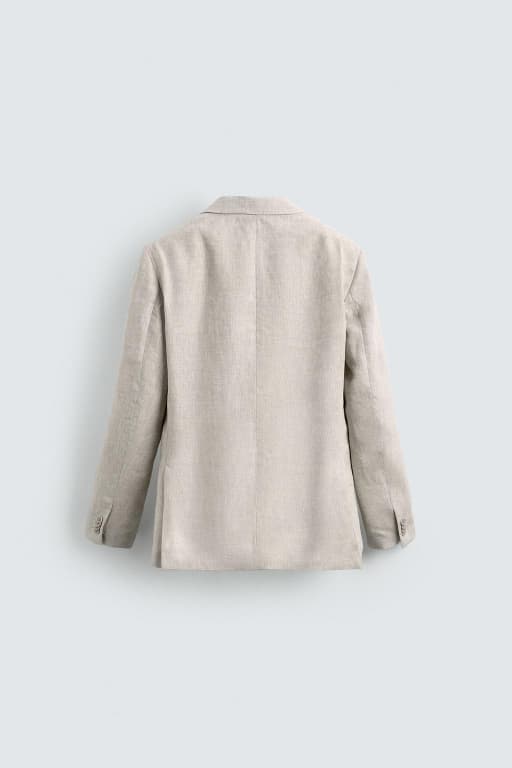 Linen suit blazer