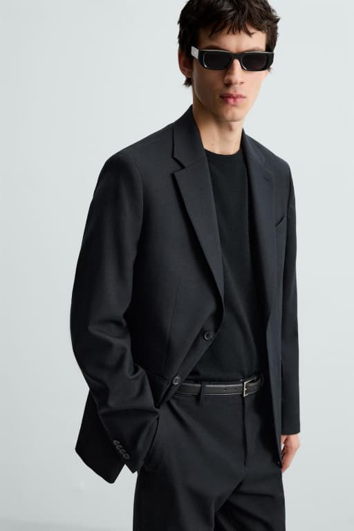 Wool suit blazer