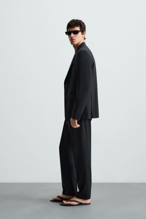 Wool suit blazer